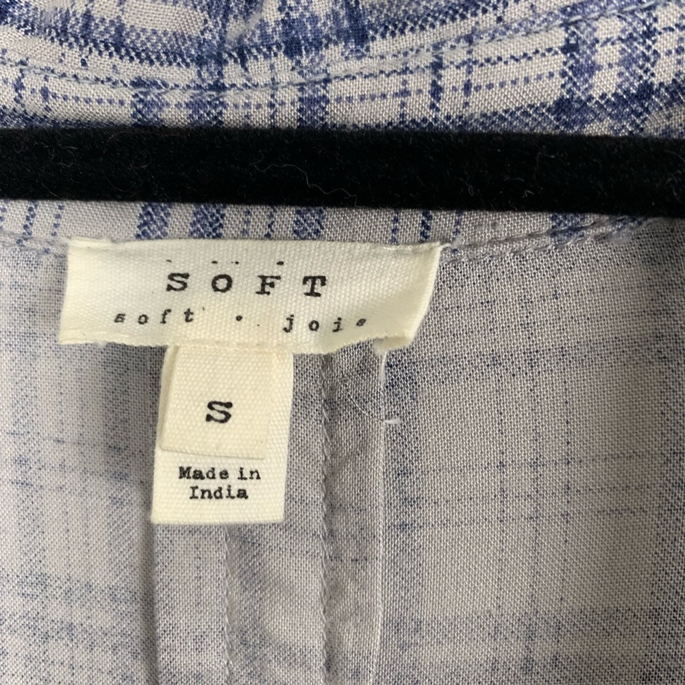 Soft By Joie Super Soft Button Down Top Joie Sz S - image 8